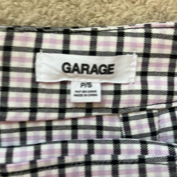 garage purple small plaid skirt. - Picture 2 of 2